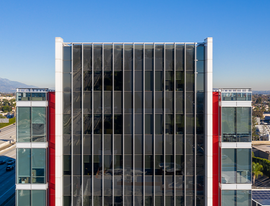 National Graphic Islamic Bank's headquarters in Los Angeles